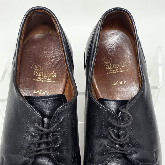 Allen Edmonds Leather Split-Toe Derby LaSalle Dress Shoes 8.5 D Made In USA main image 6